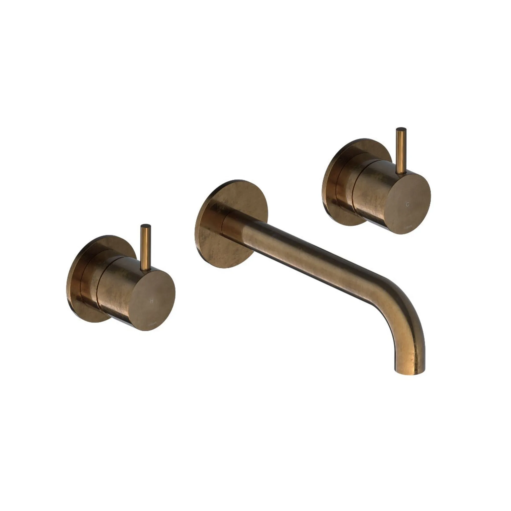 Cobber 3 Hole Wall Mounted Basin Mixer Tap