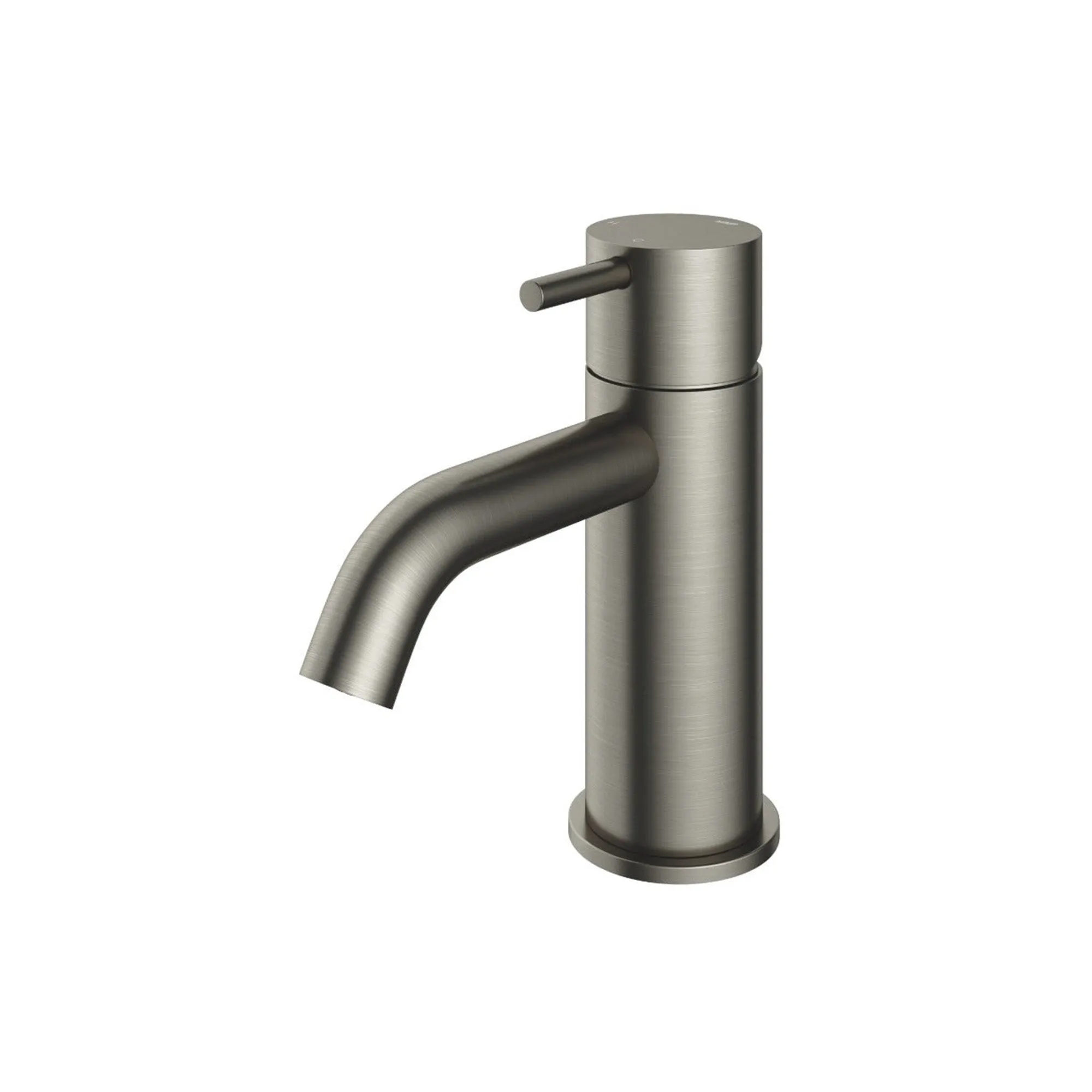 Cobber Basin Mixer Tap Curved Spout Monobloc
