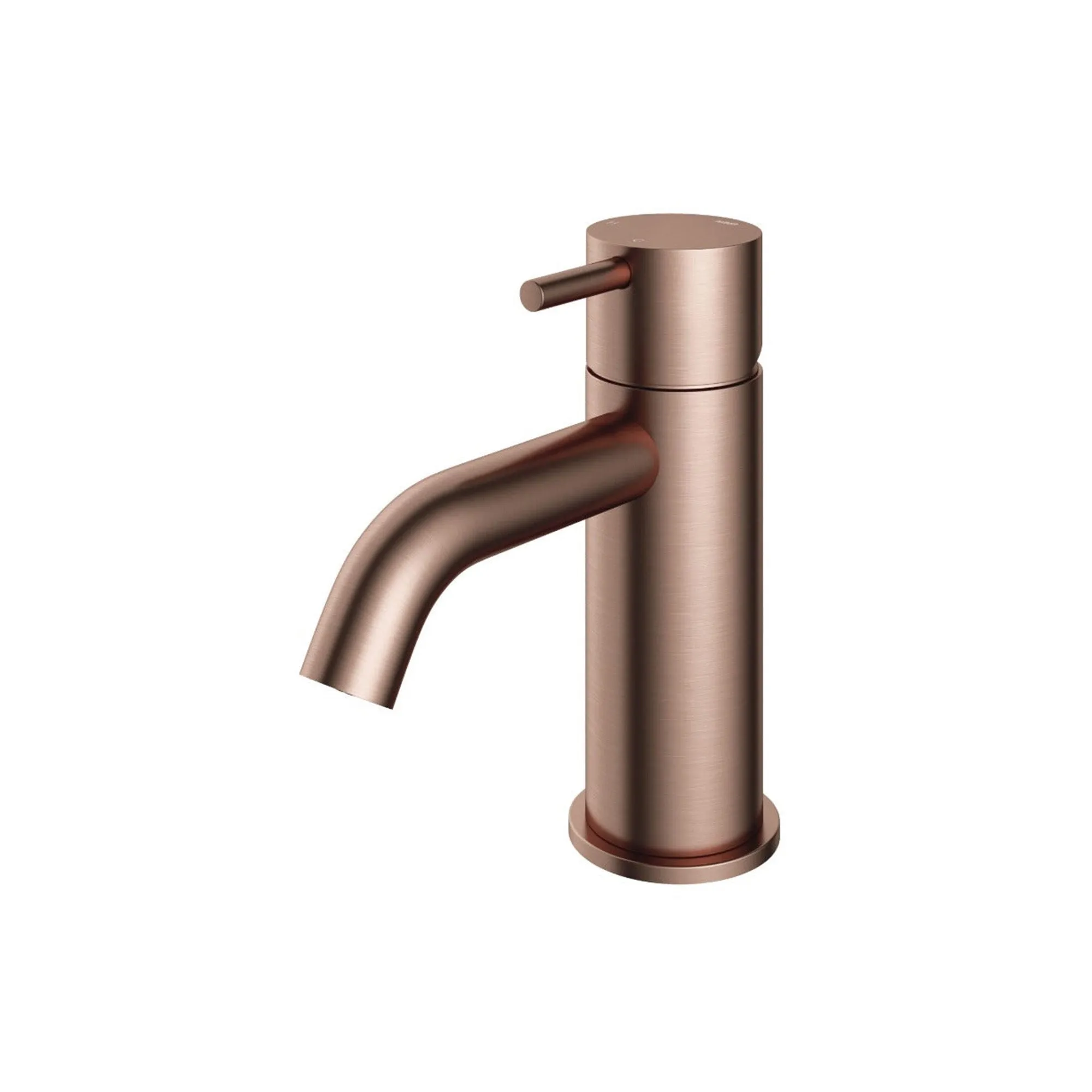 Cobber Basin Mixer Tap Curved Spout Monobloc