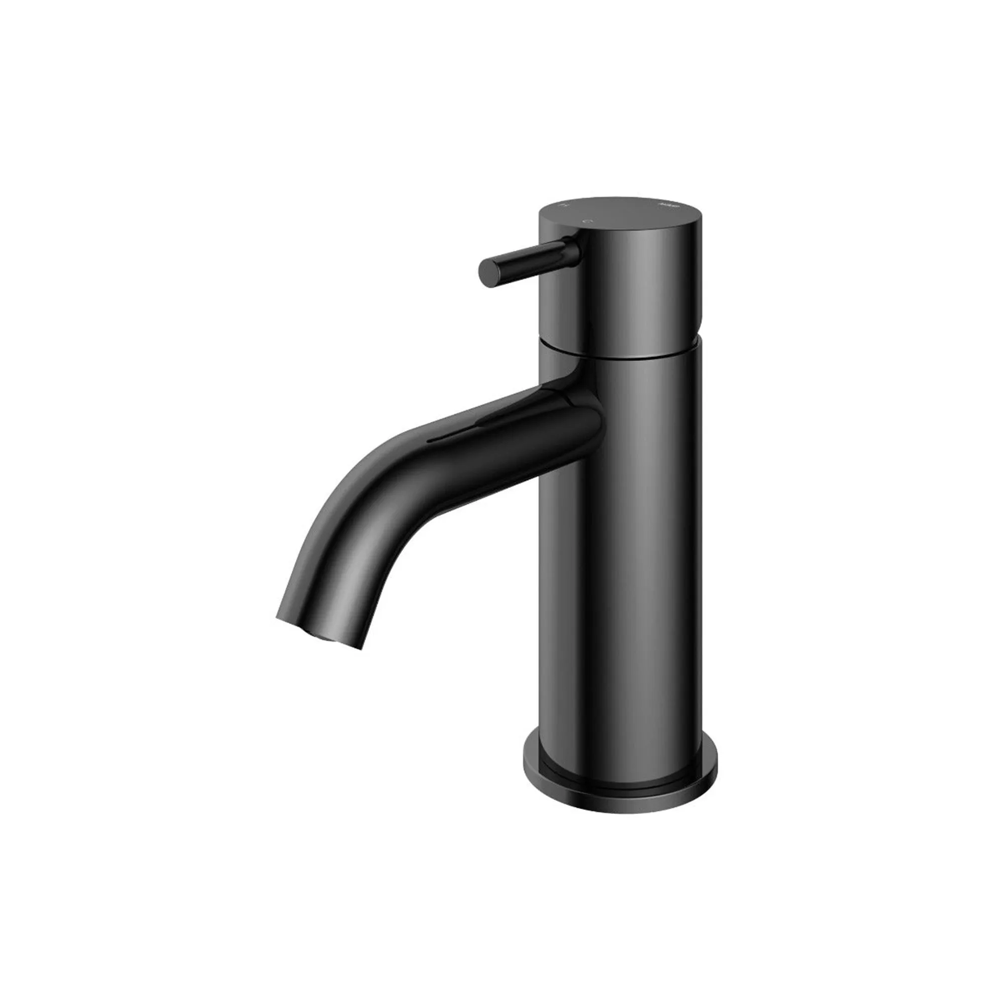Cobber Basin Mixer Tap Curved Spout Monobloc