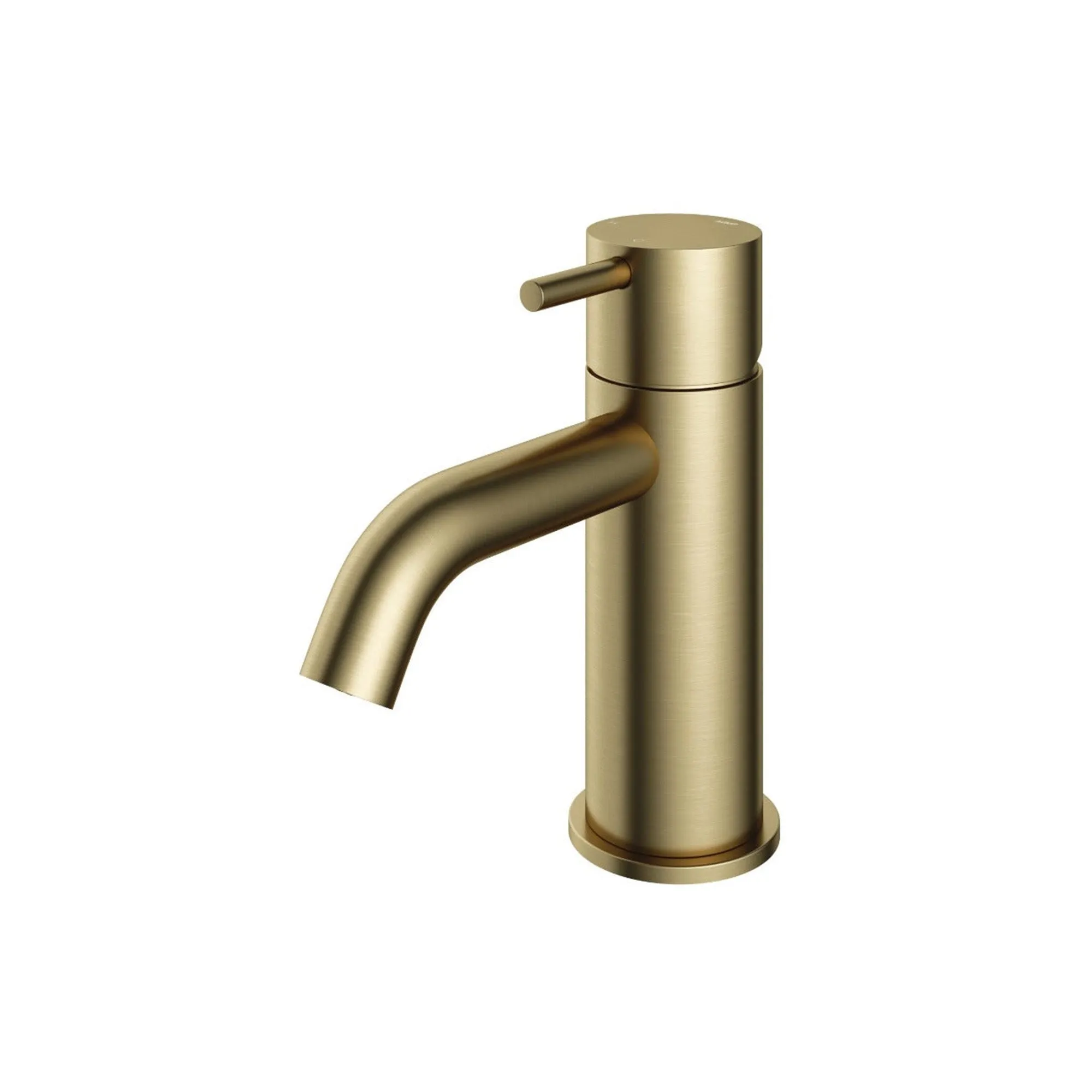Cobber Basin Mixer Tap Curved Spout Monobloc
