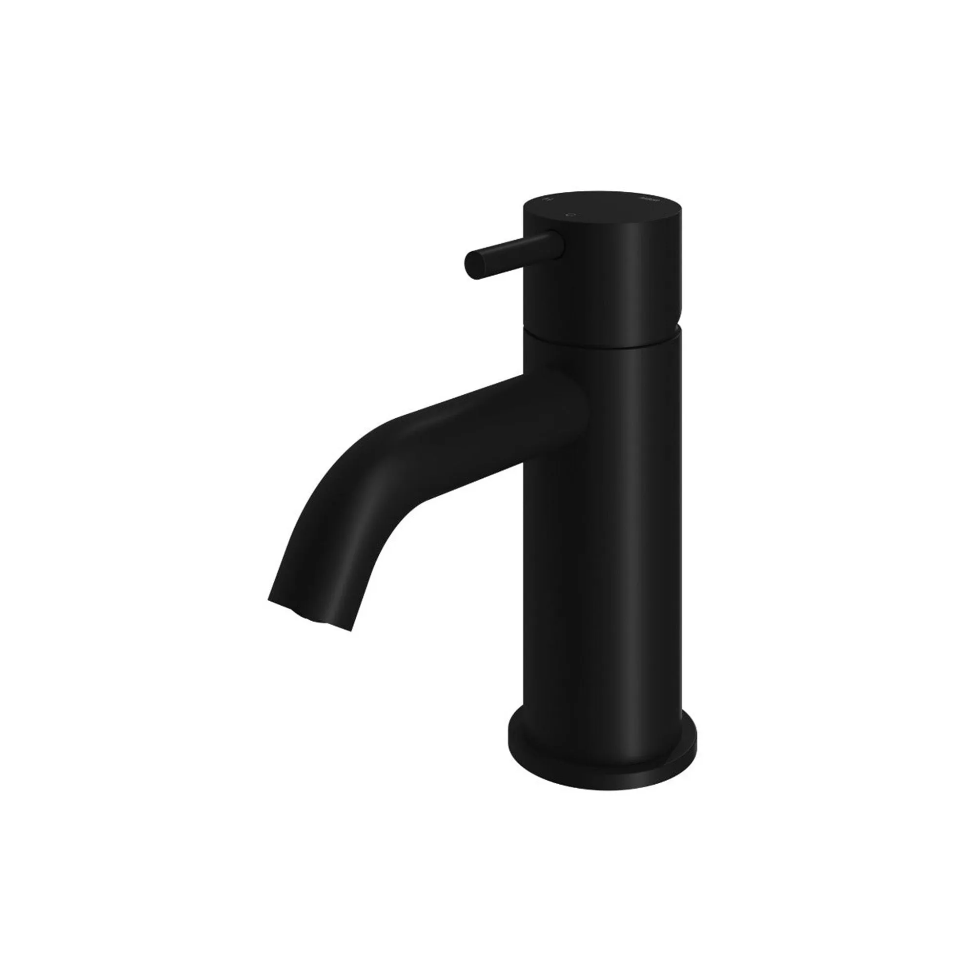 Cobber Basin Mixer Tap Curved Spout Monobloc