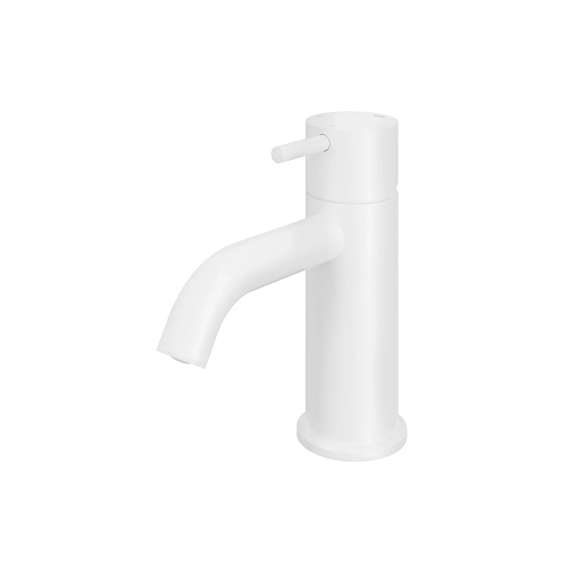 Cobber Basin Mixer Tap Curved Spout Monobloc