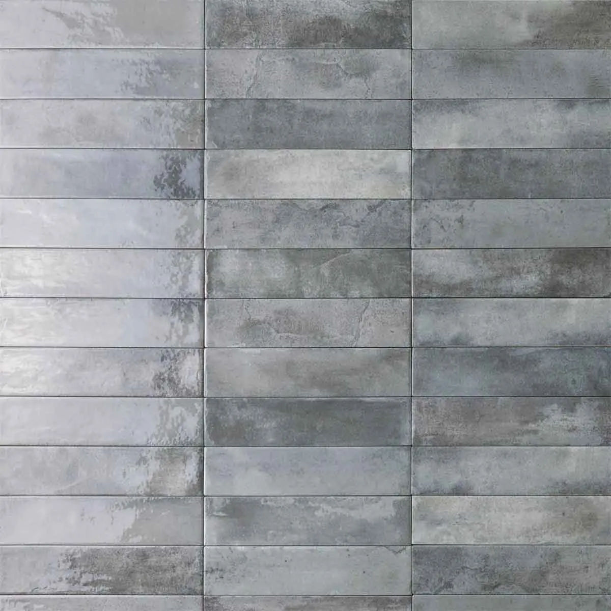 Colorado Light Grey Porcelain Tile 6x25cm Gloss
