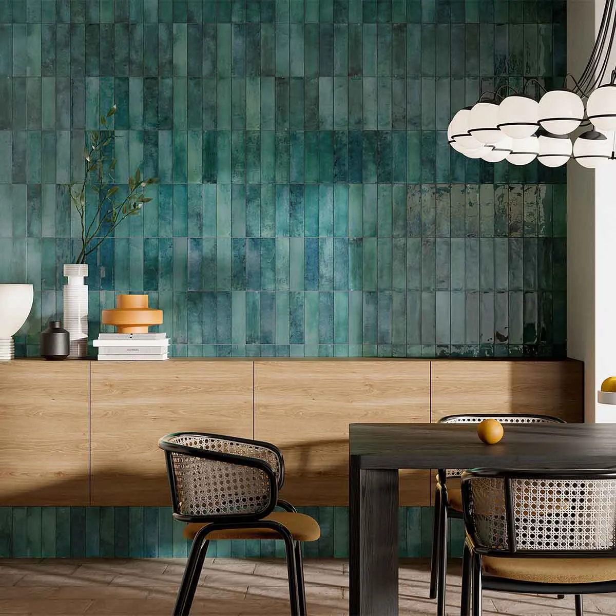 Colorado Sea Water Porcelain Tile 6x25cm Gloss