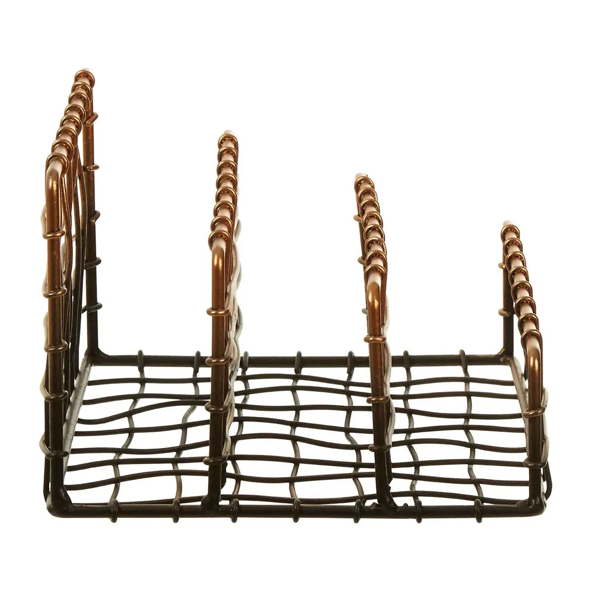 Copper And Black Metal Letter Rack Funky Chunky
