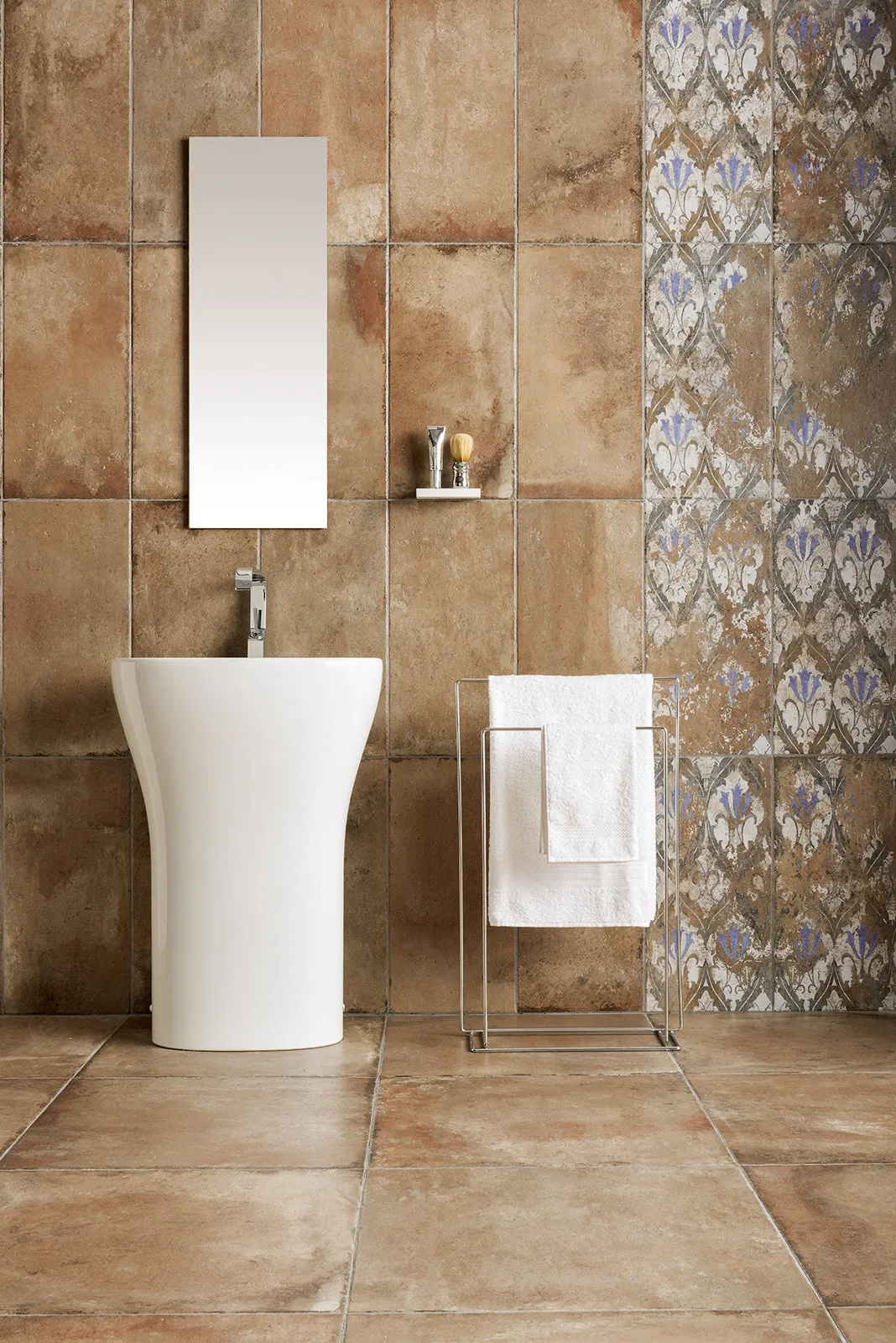 Cottoterra Natural 20mm Stone Effect Outdoor Porcelain Tile 90x90cm Matt