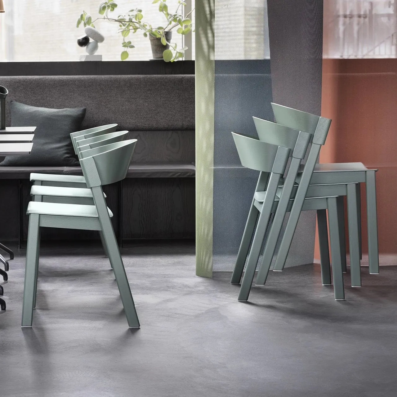 Cover Side Chair, Grey