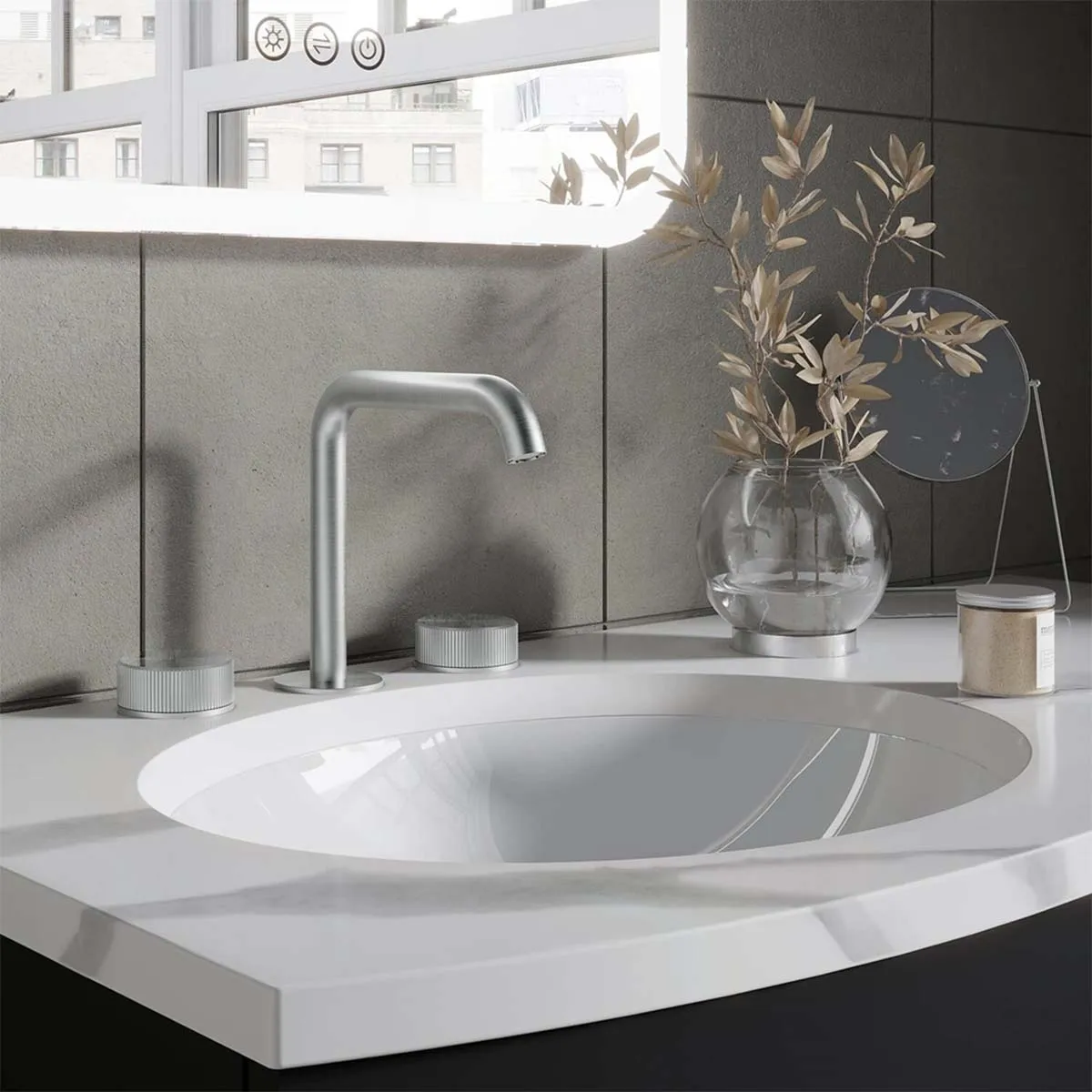 Crosswater 3ONE6 3 Hole Basin Mixer Tap