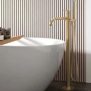 Crosswater 3ONE6 Lever Floorstanding Bath Shower Mixer With Handset