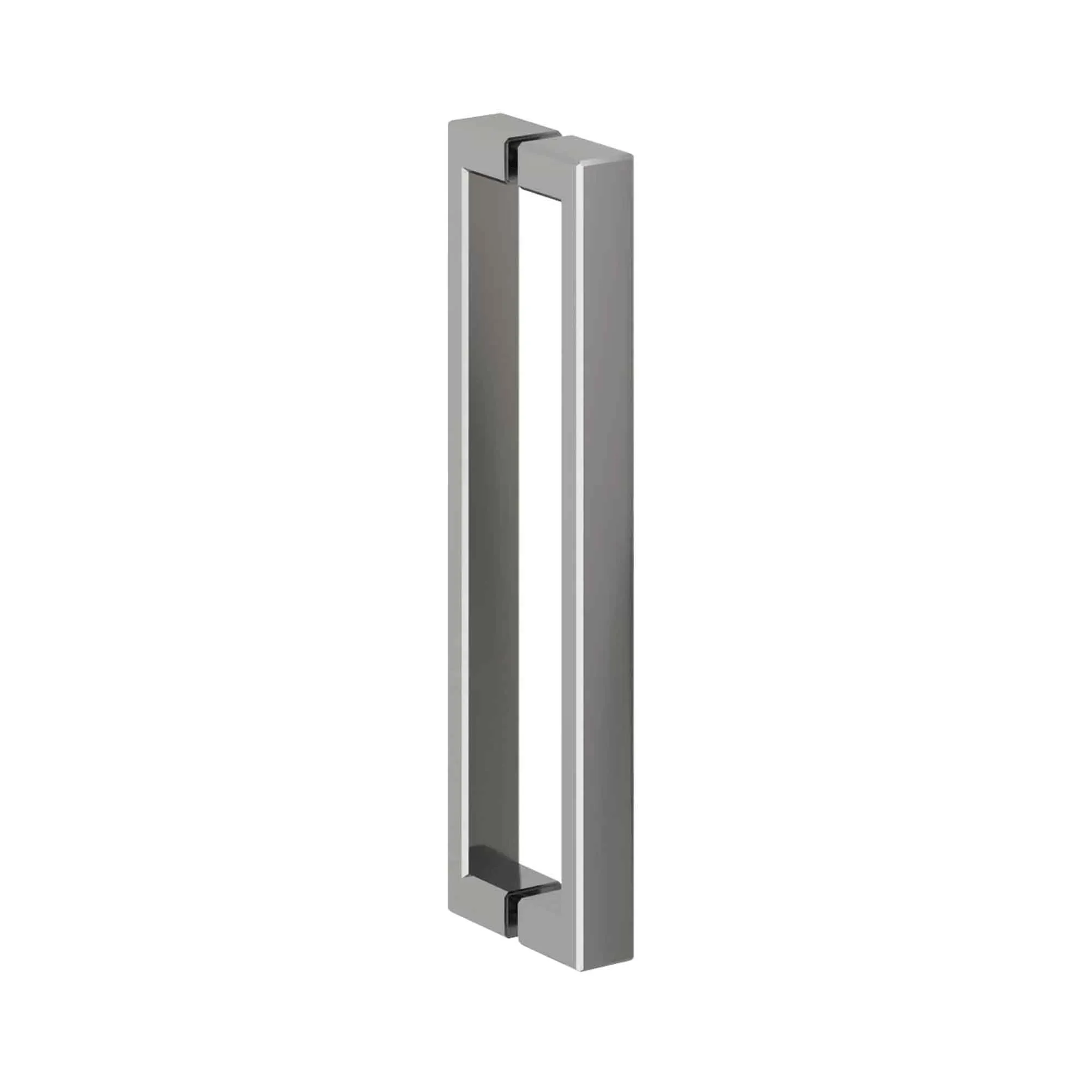 Crosswater Asura Hinged Shower Door & Side Panel - Polished Stainless Steel