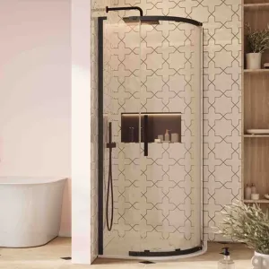Crosswater Asura Quadrant Shower Door - Matt Black
