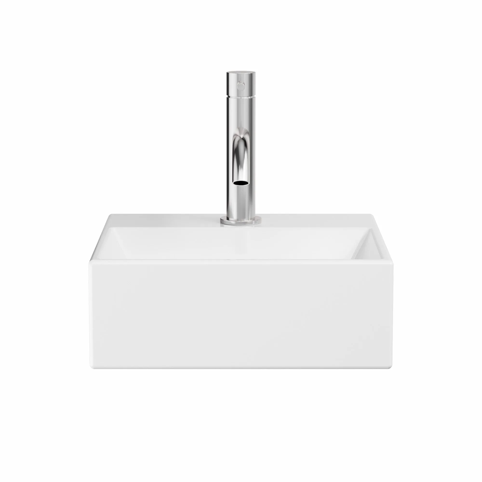 Crosswater Beck Cloakroom Washbasin - Gloss White
