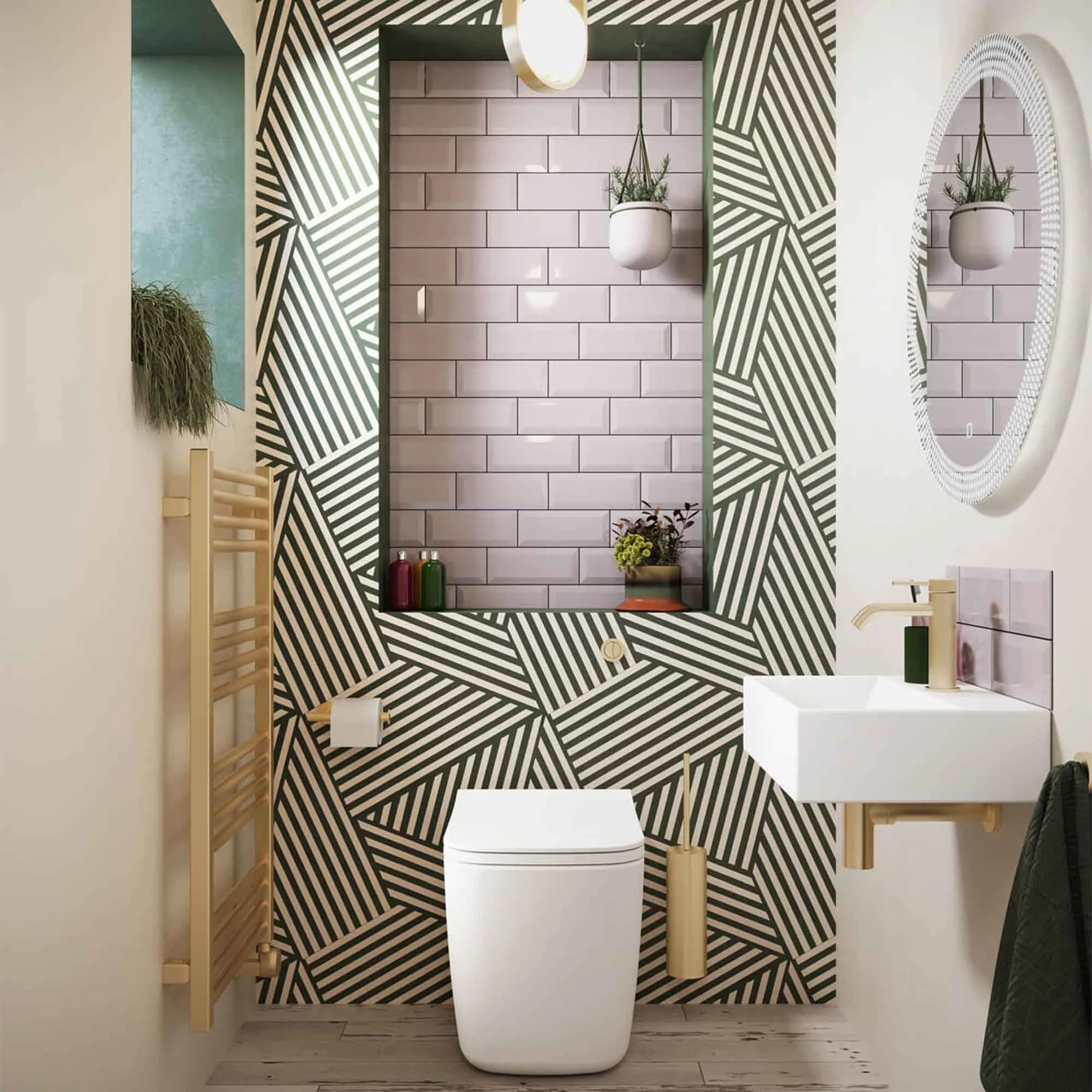 Crosswater Beck Cloakroom Washbasin - Matt White