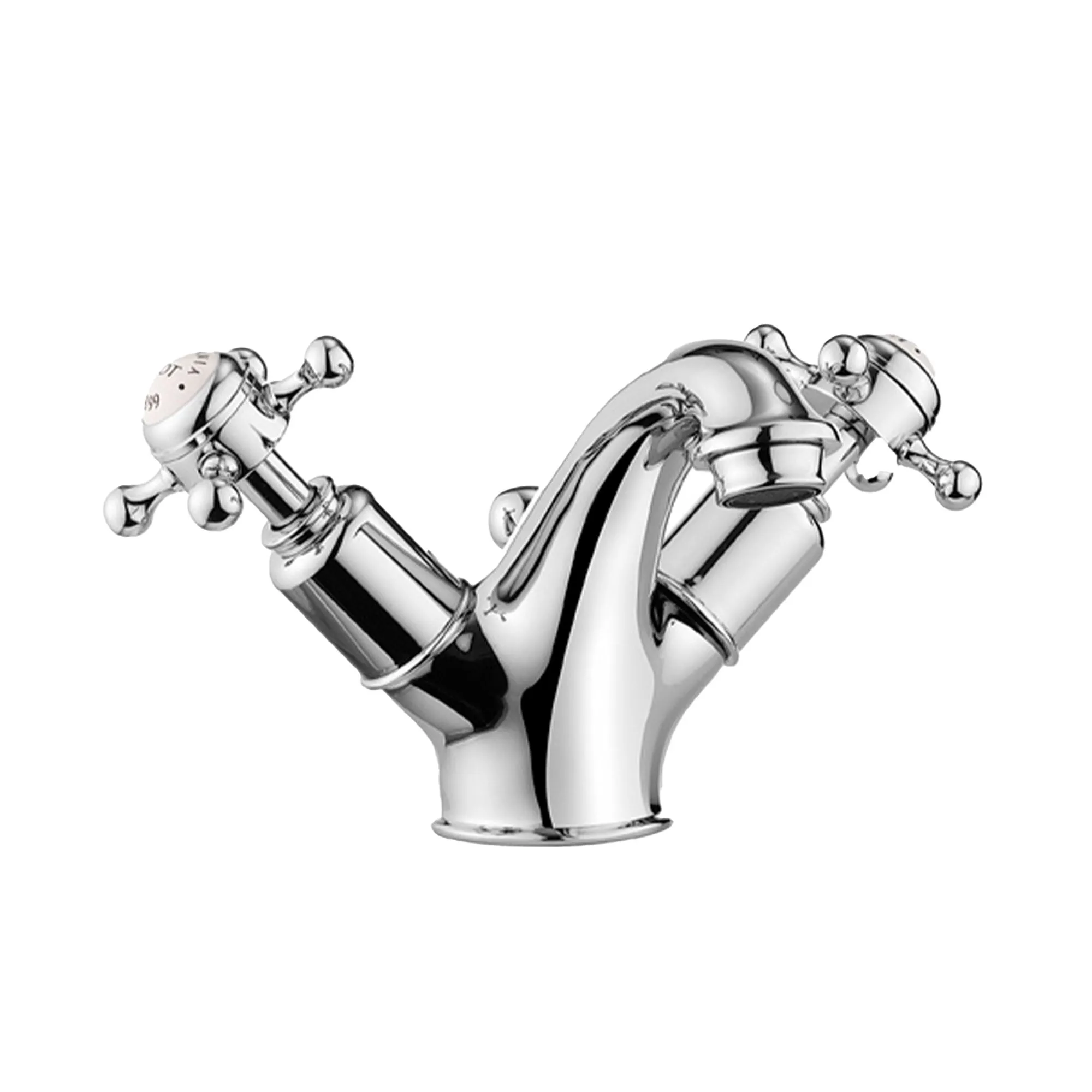 Crosswater Belgravia Crosshead Basin Mono Mixer With Pop Up Waste
