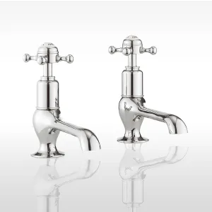 Crosswater Belgravia Crosshead Long Nose Basin Taps - Chrome