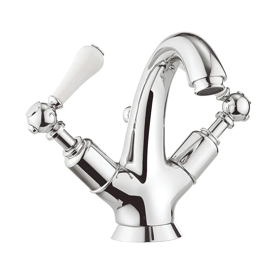 Crosswater Belgravia Highneck Lever Basin Mono Mixer With Pop Up Waste - Chrome