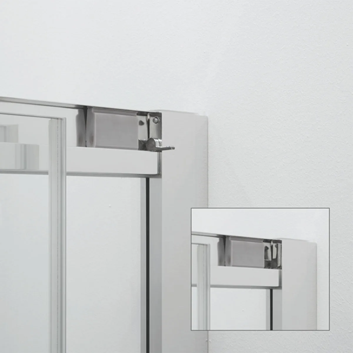 Crosswater Clear 6 Bi-Fold Shower Door & Side Panel - Silver