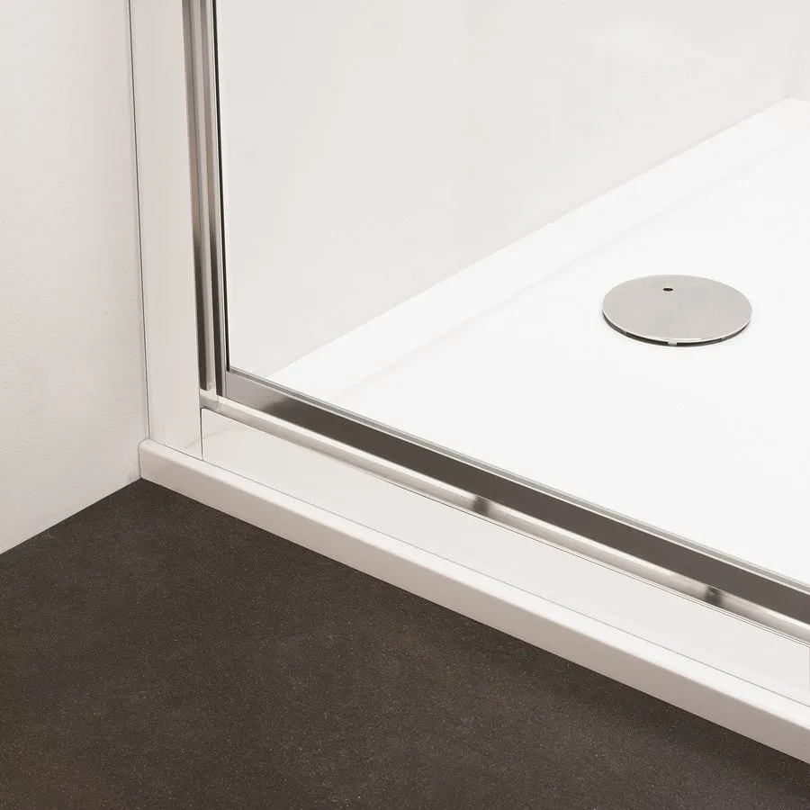 Crosswater Clear 6 Infold Shower Door & Side Panel - Silver