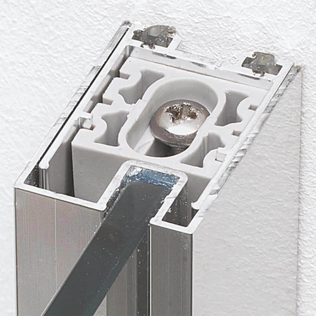 Crosswater Clear 6 Pivot Shower Door & Side Panel - Silver