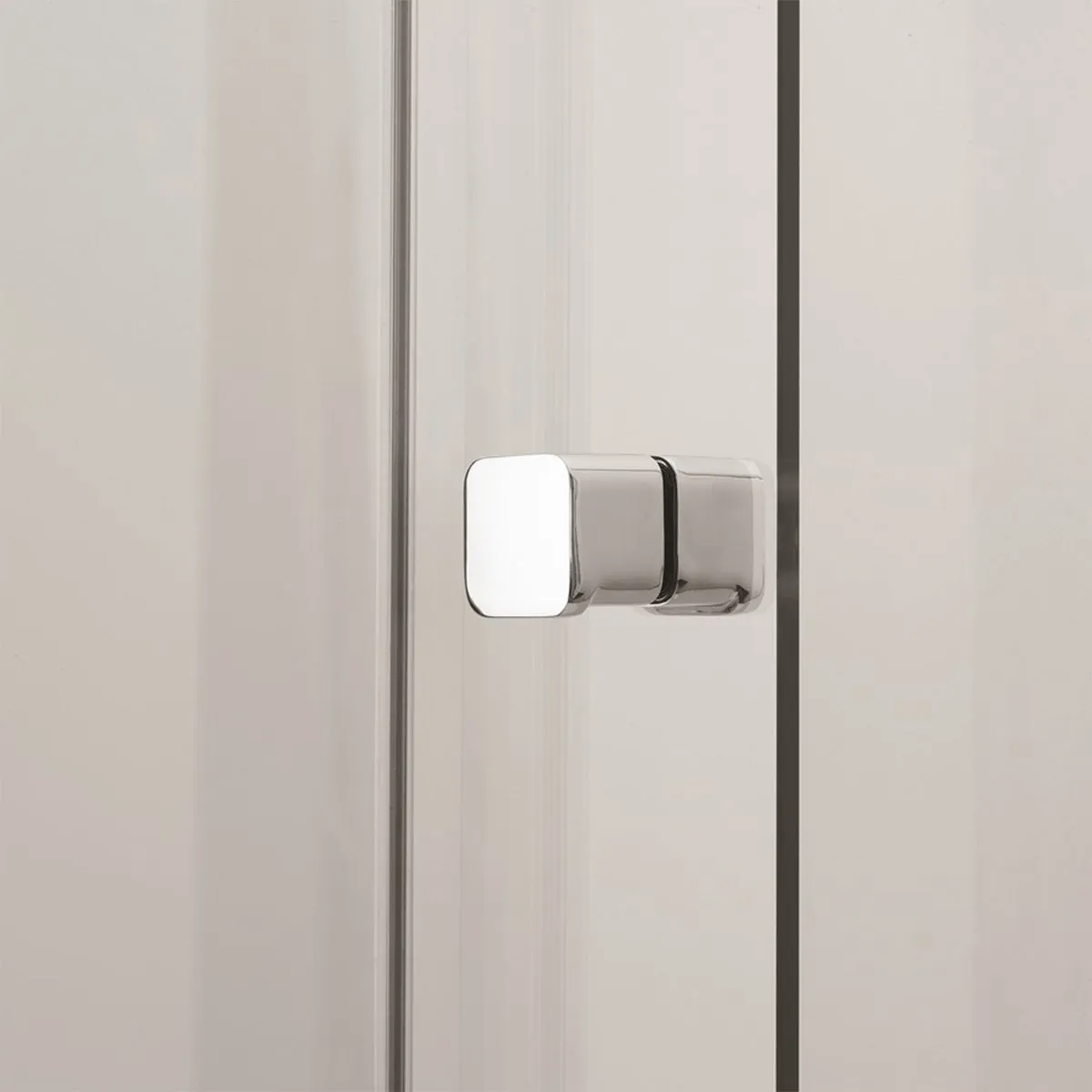 Crosswater Clear 6 Sliding Shower Door & Optional Side Panel - Silver
