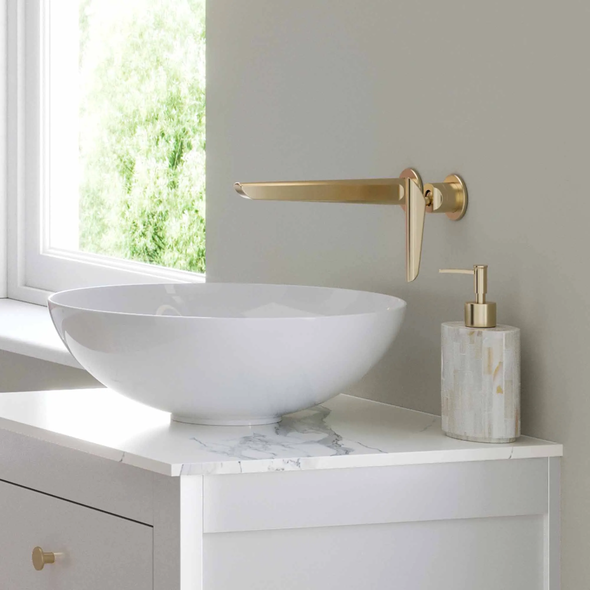 Crosswater Foile 2 Hole Wall Mounted Basin Mixer Tap