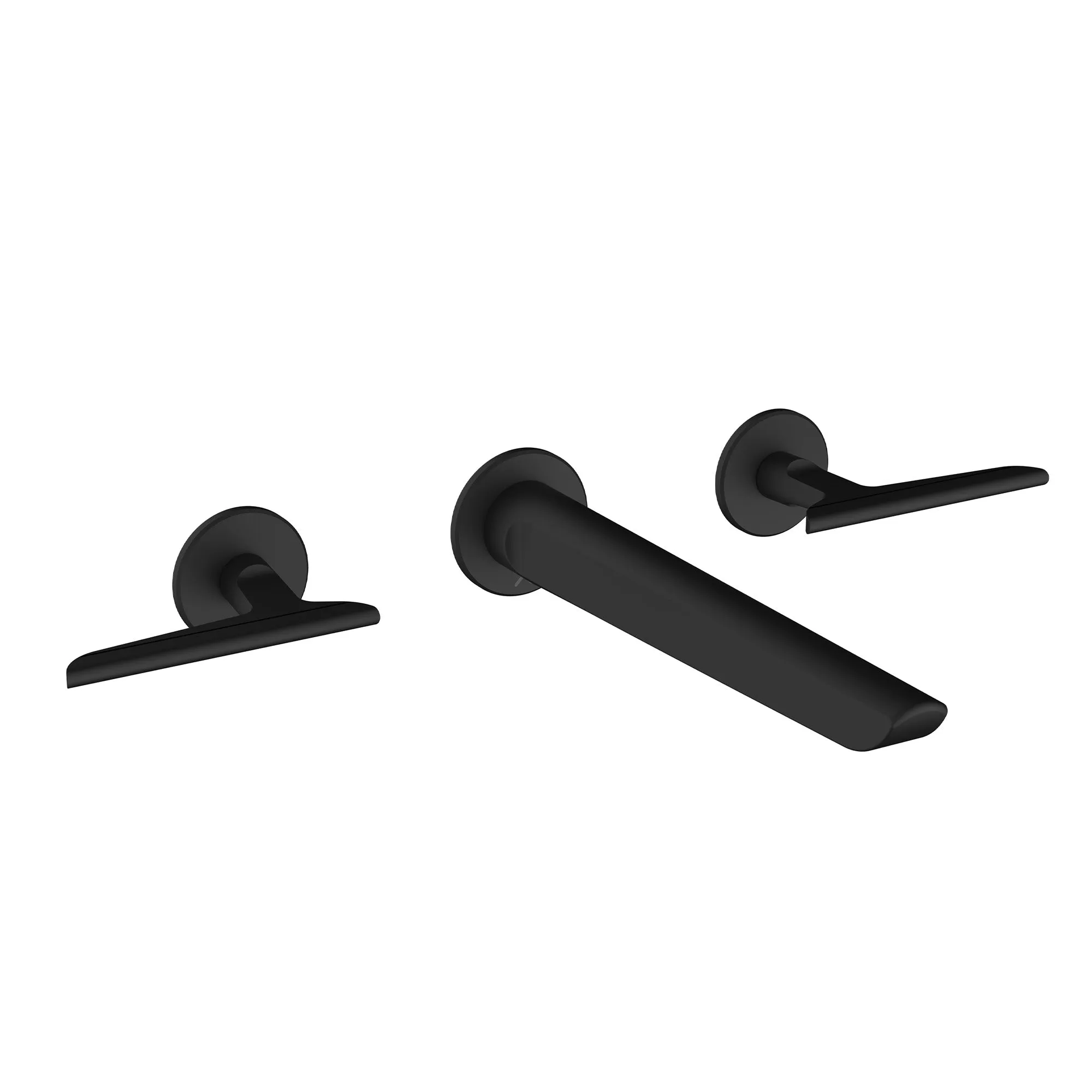Crosswater Foile 3 Hole Wall Mounted Basin Mixer Tap