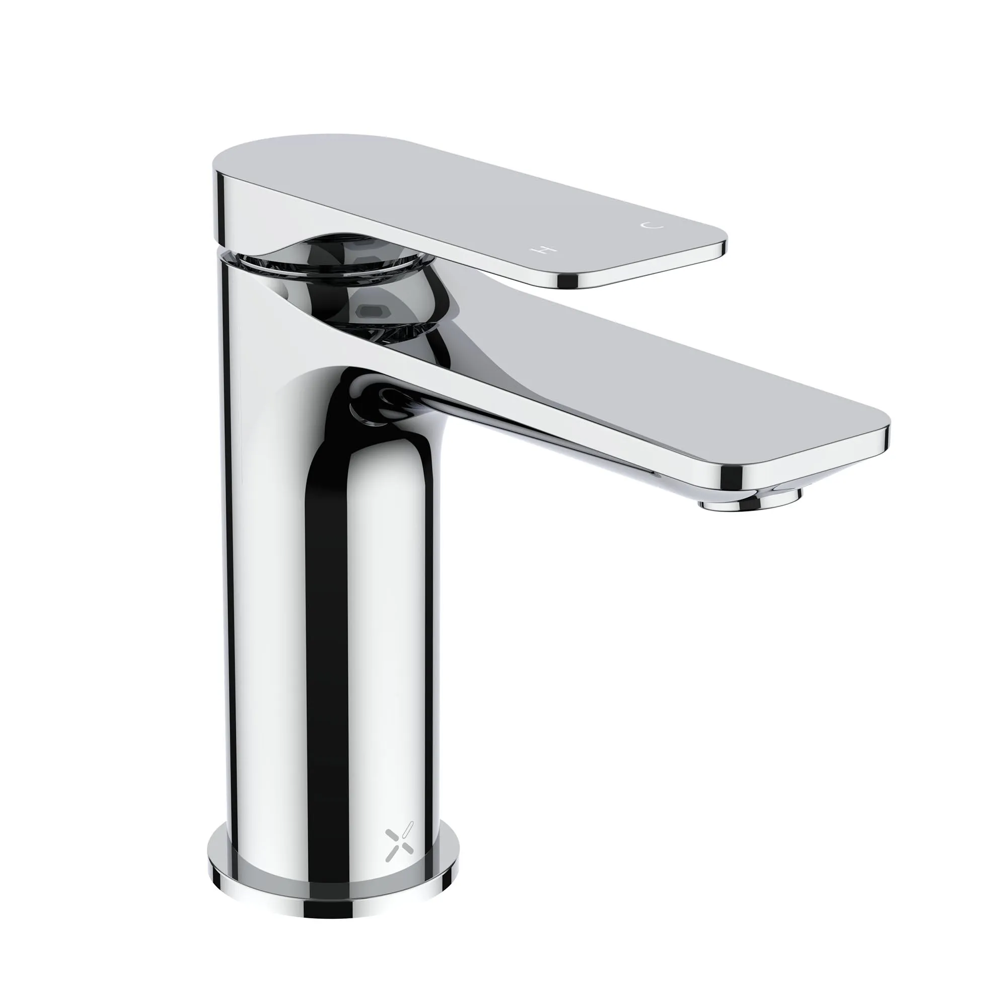 Crosswater Fuse Basin Mixer Tap With Click-Clack Waste