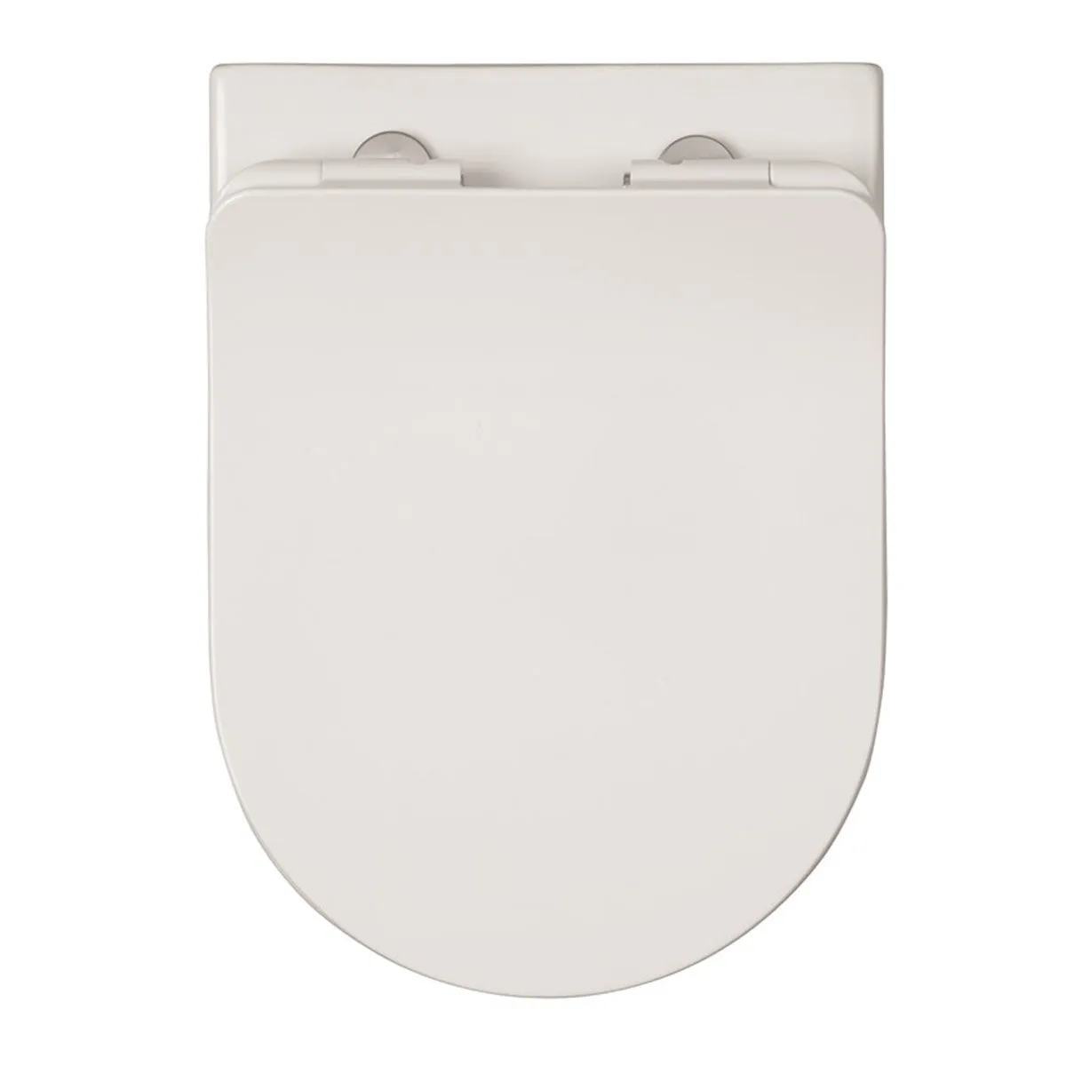 Crosswater Glide II Rimless Wall Hung WC Pan With Soft Close Toilet Seat - Gloss