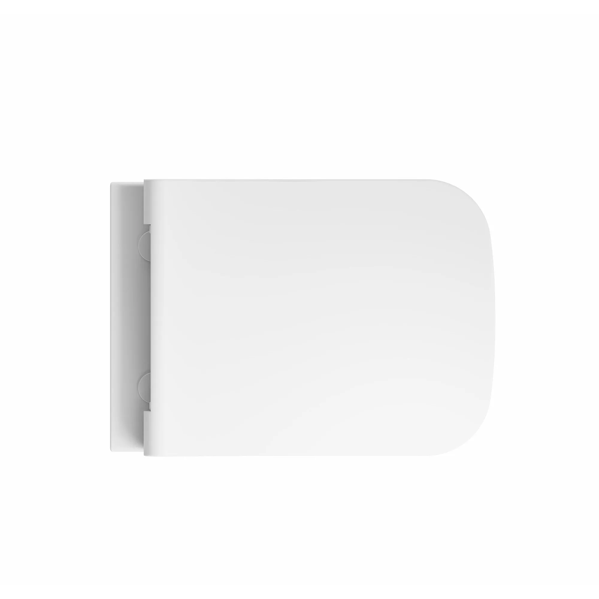 Crosswater Libra Rimless Back To Wall WC Pan With Slim Soft Close Toilet Seat - Matt White
