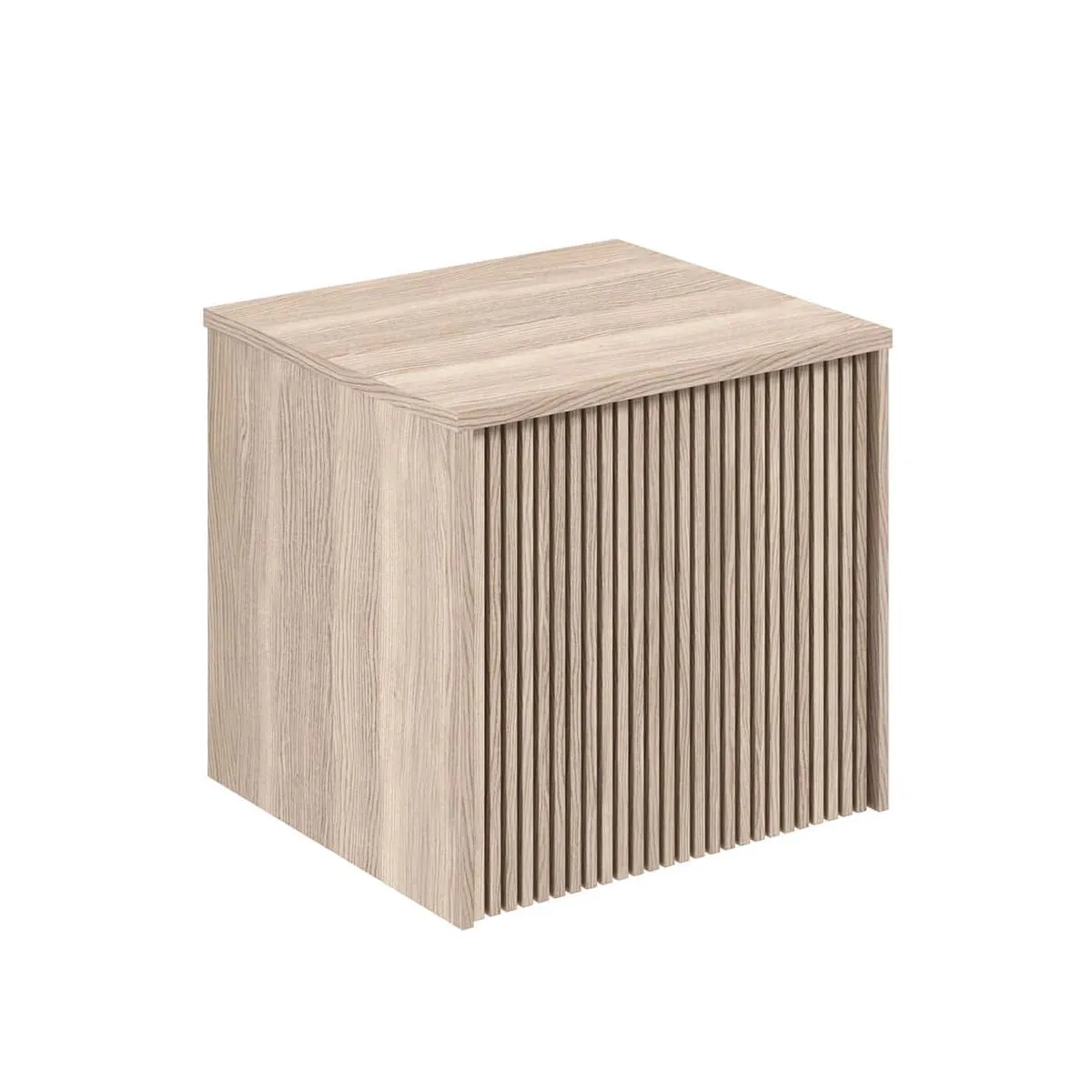 Crosswater Limit 1-Drawer Wall Hung Vanity Unit with Worktop - Modern Oak