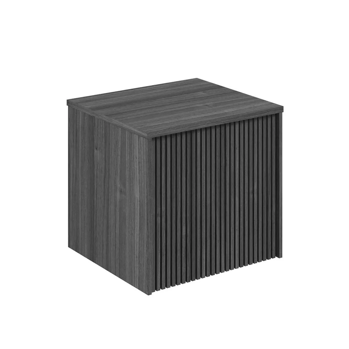 Crosswater Limit 1-Drawer Wall Hung Vanity Unit with Worktop - Steelwood