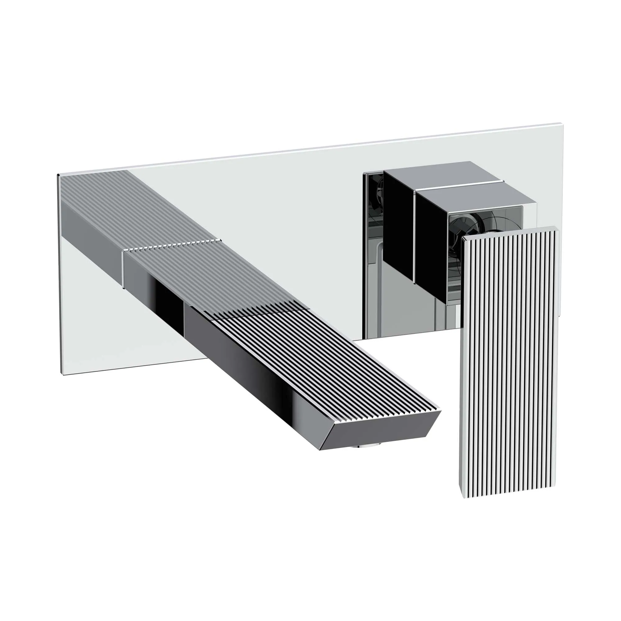 Crosswater Limit 2 Hole Wall Mounted Basin Mixer Tap
