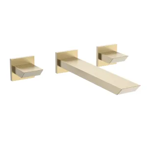 Crosswater Limit 3 Hole Wall Mounted Basin Mixer Tap