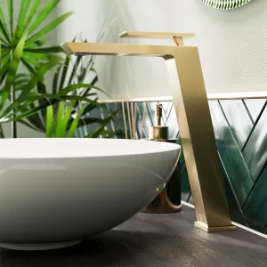 Crosswater Limit Tall Basin Mixer Tap Monobloc