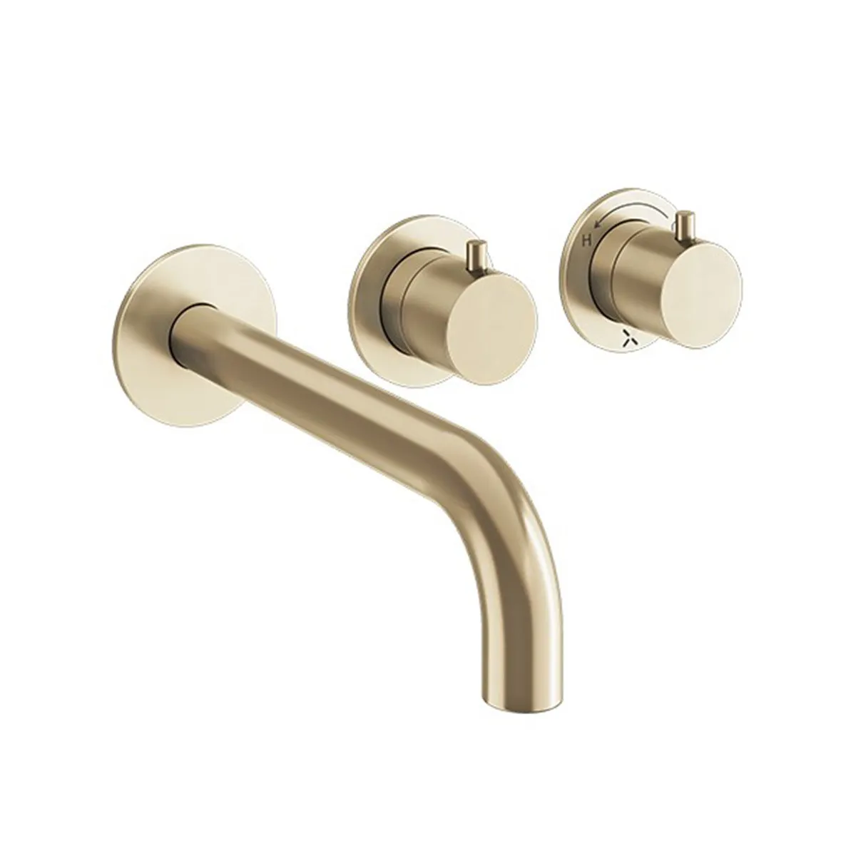 Crosswater Module 3-Hole Wall Mounted Bath Mixer