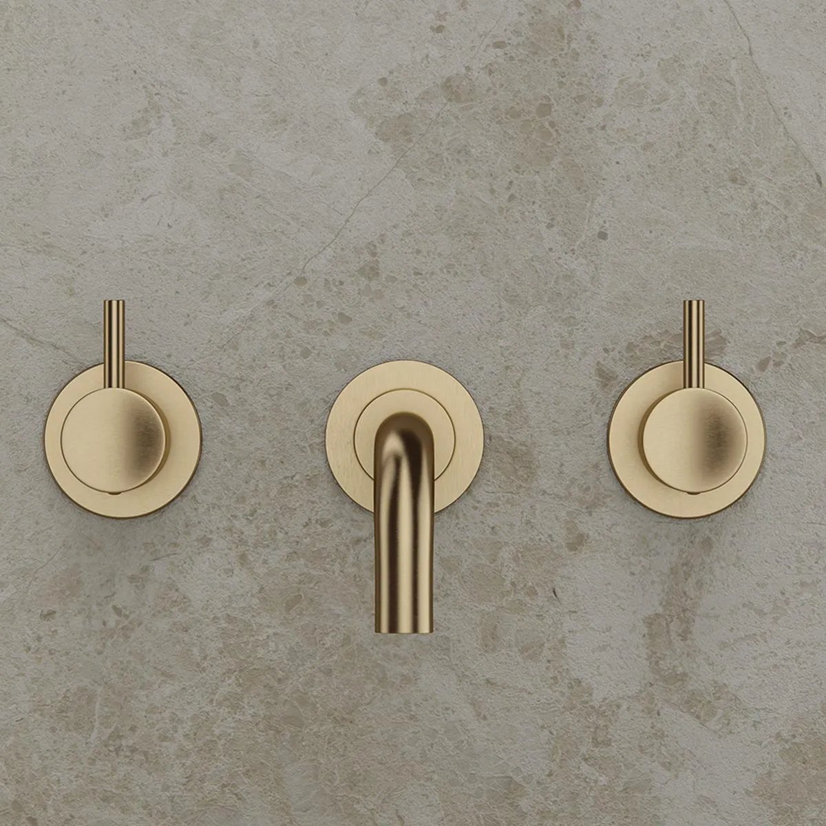 Crosswater MPRO 3-Hole Wall Mounted Basin Mixer Tap