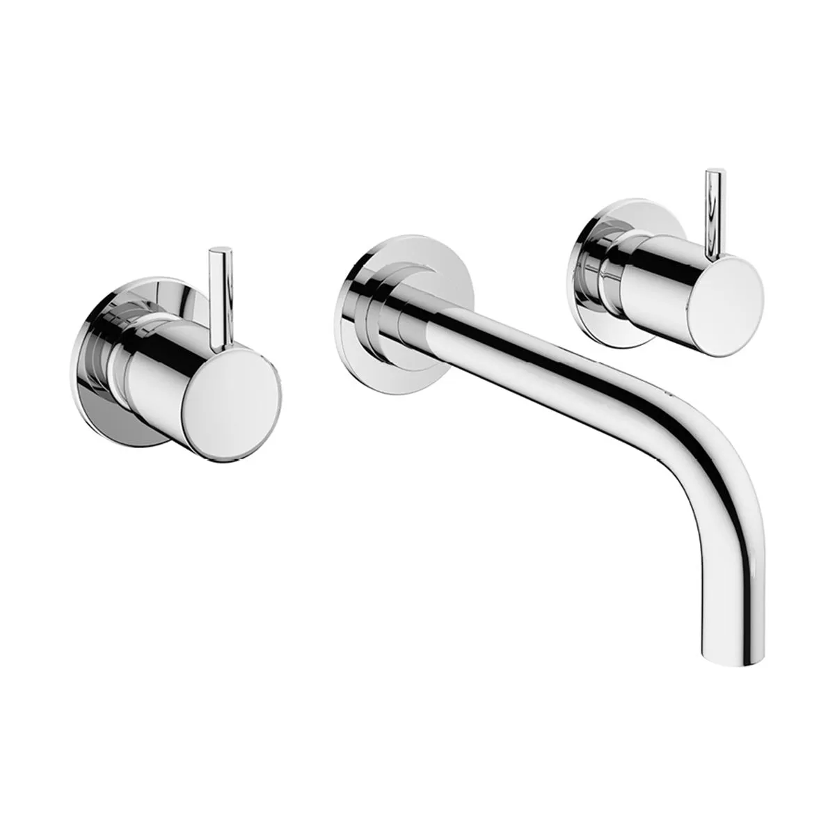Crosswater MPRO 3-Hole Wall Mounted Basin Mixer Tap