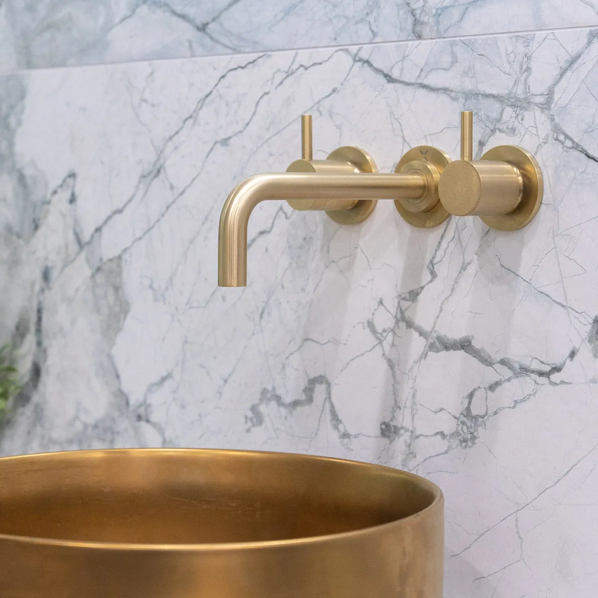 Crosswater MPRO 3-Hole Wall Mounted Basin Mixer Tap
