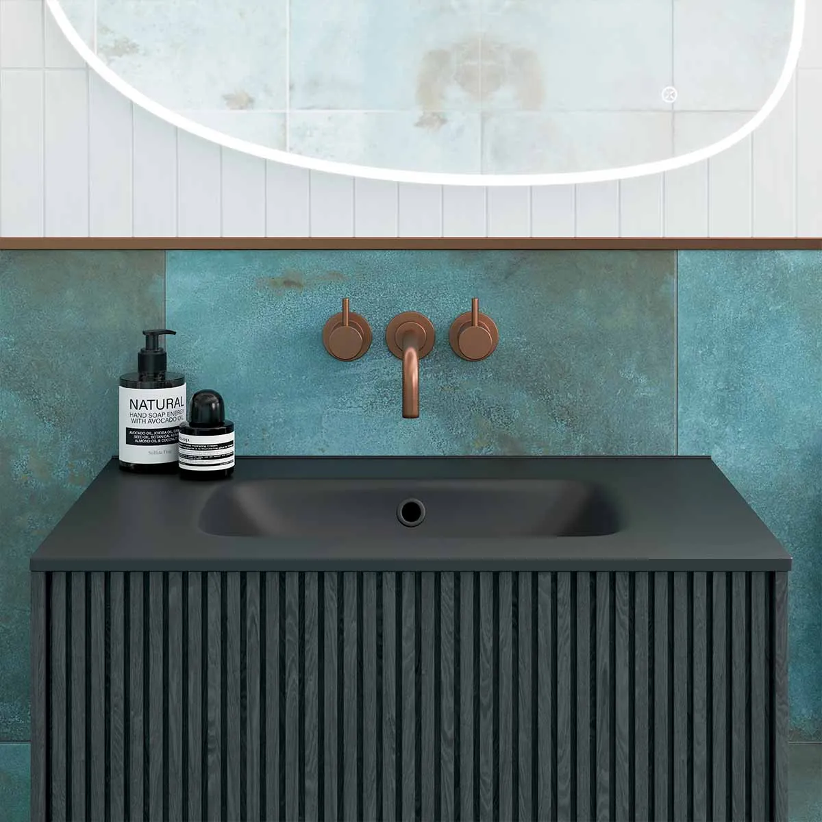 Crosswater MPRO 3-Hole Wall Mounted Basin Mixer Tap