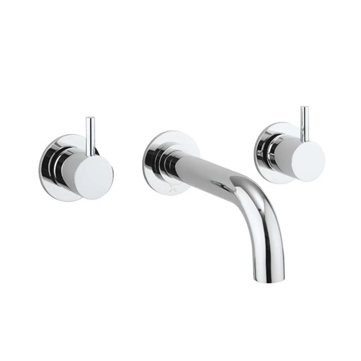 Crosswater MPRO 3-Hole Wall Mounted Bath Mixer