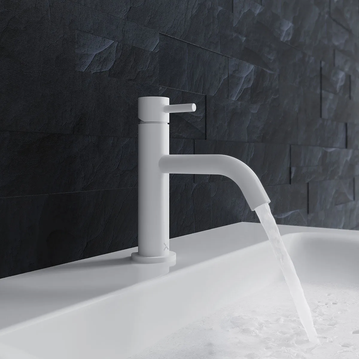 Crosswater MPRO Basin Mixer Tap With Knurled Head