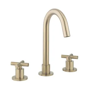 Crosswater MPRO Crosshead Highneck 3 Hole Basin Mixer Tap