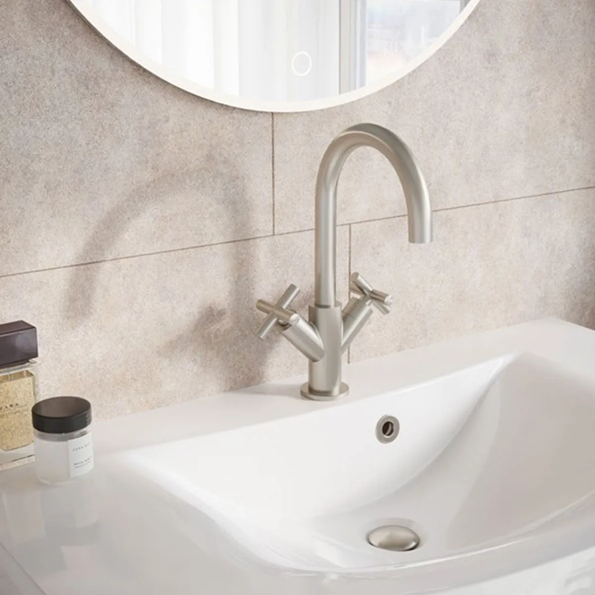 Crosswater MPRO Crosshead Highneck Basin Mixer Tap
