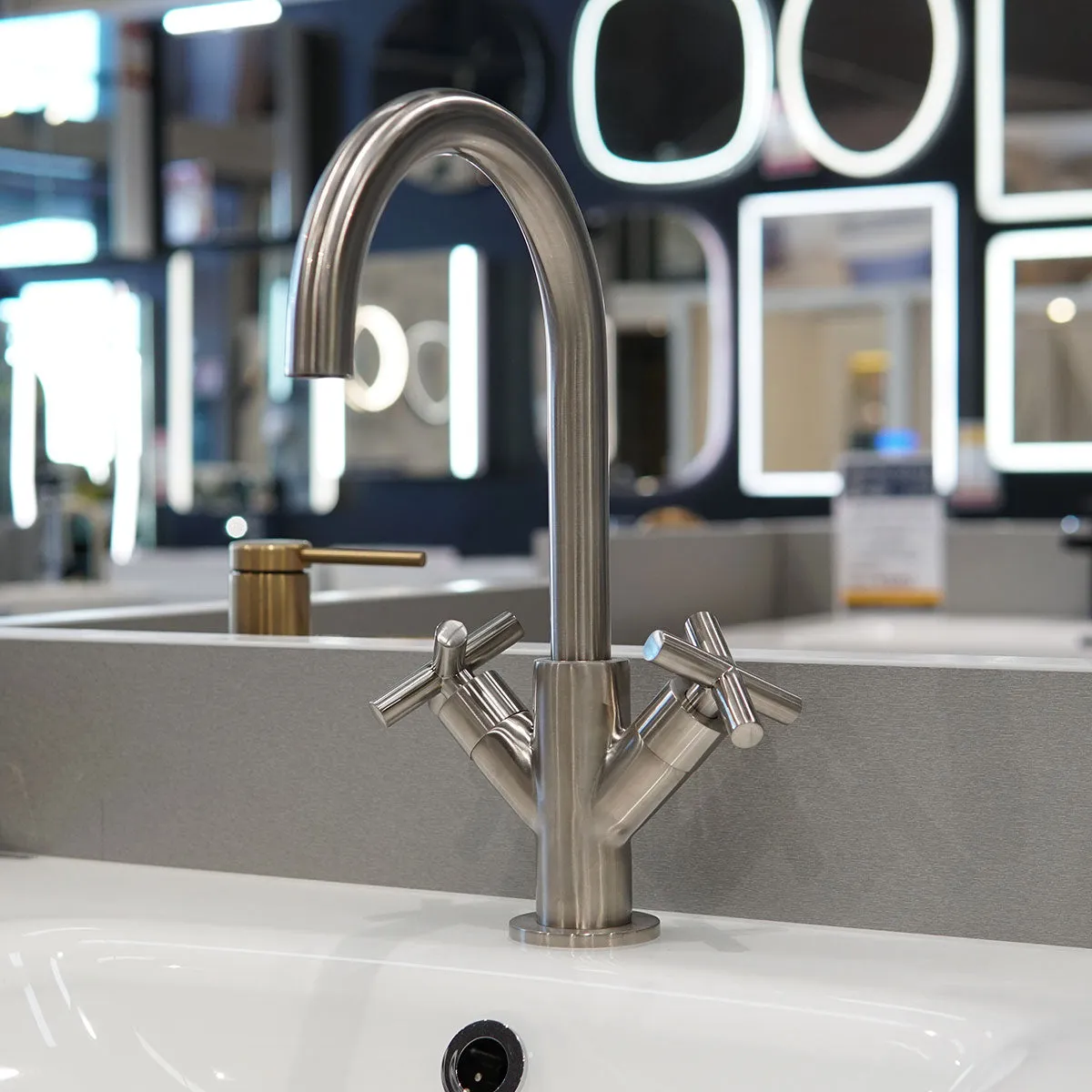 Crosswater MPRO Crosshead Highneck Basin Mixer Tap