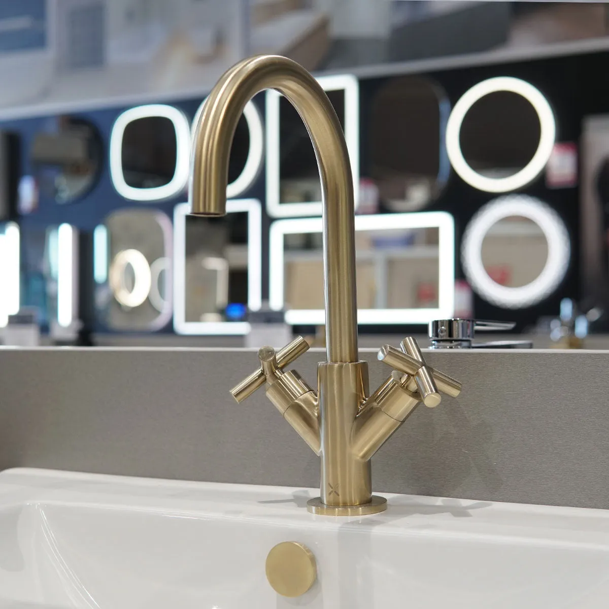 Crosswater MPRO Crosshead Highneck Basin Mixer Tap