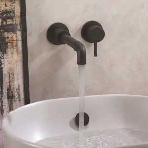Crosswater MPRO Industrial 2 Hole Wall Mounted Basin Mixer Tap