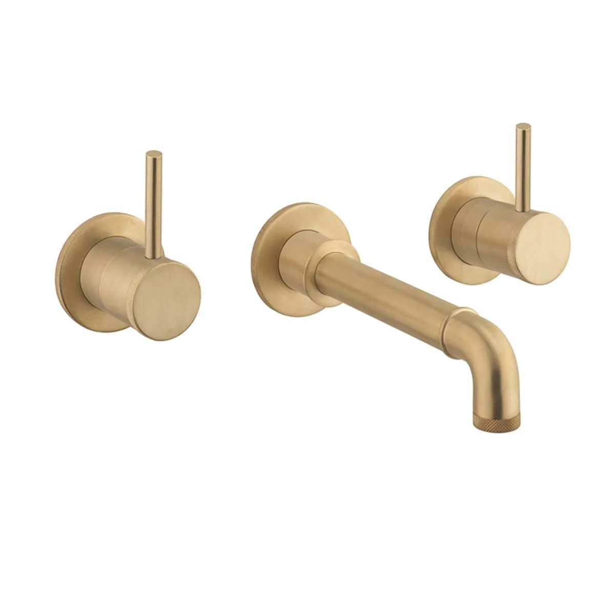 Crosswater MPRO Industrial 3 Hole Wall Mounted Basin Mixer Tap