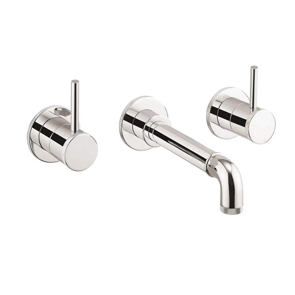 Crosswater MPRO Industrial 3 Hole Wall Mounted Basin Mixer Tap