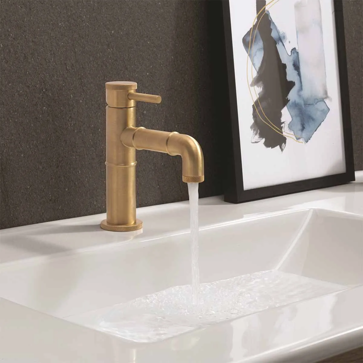 Crosswater MPRO Industrial Basin Mixer Tap Monobloc